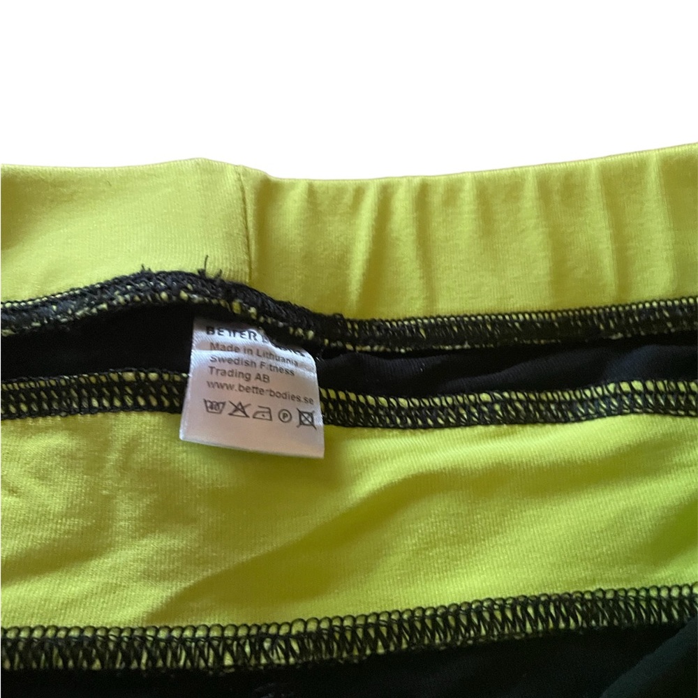 better bodies black and yellow leggings - Picture 3 of 5